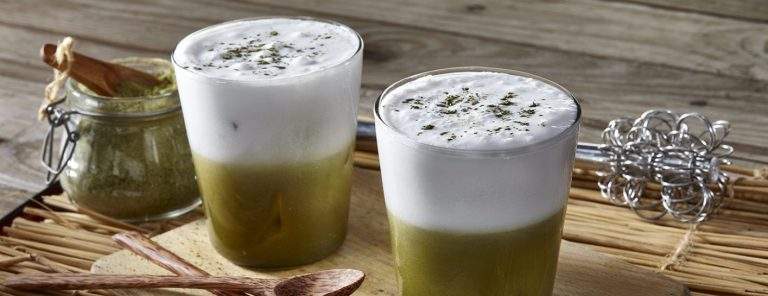 SWEET ENLIGHTENMENT Iced Honey Matcha Latte